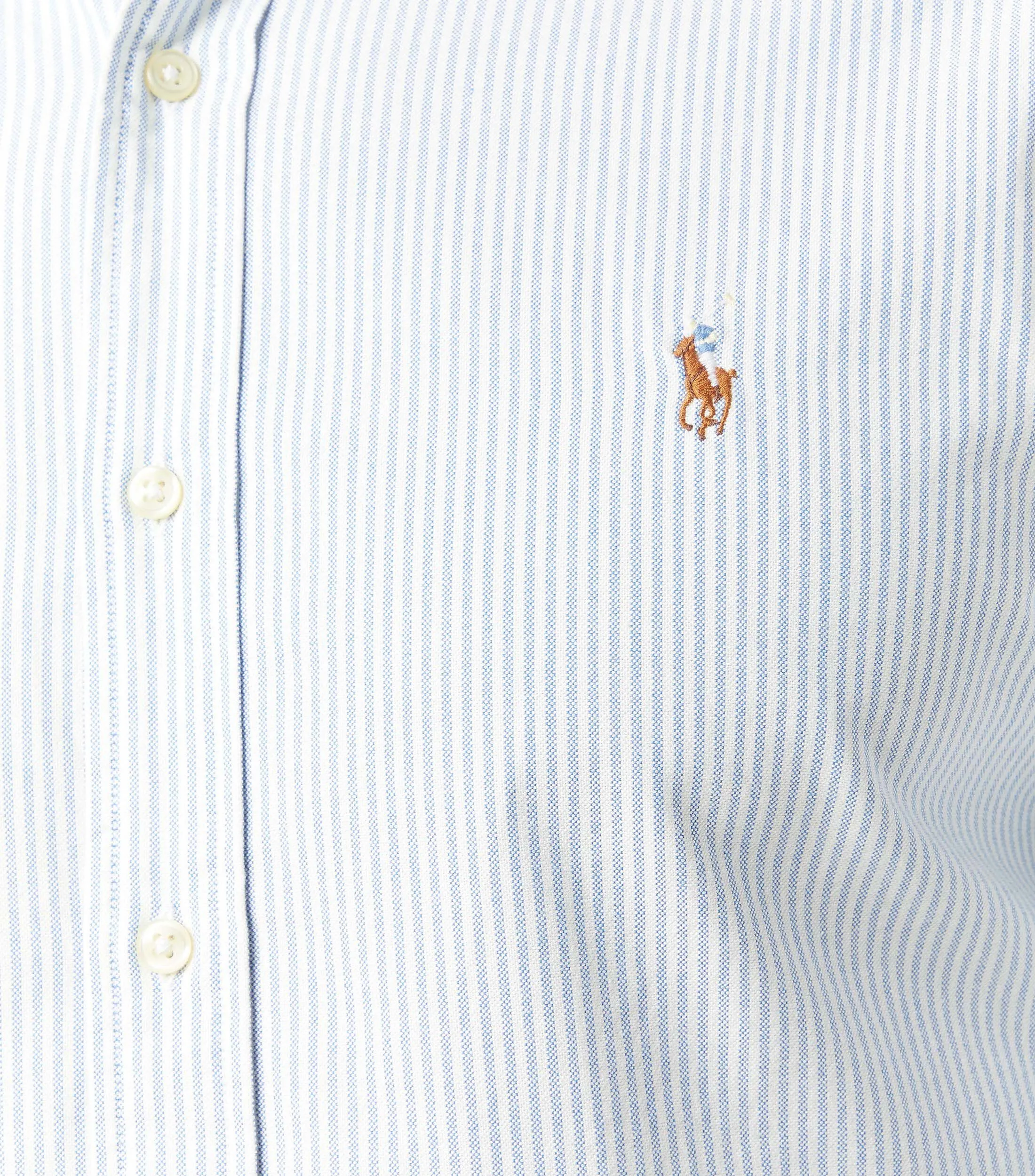 Polo Ralph Lauren Camisa con líneas verticales manga larga Hombre