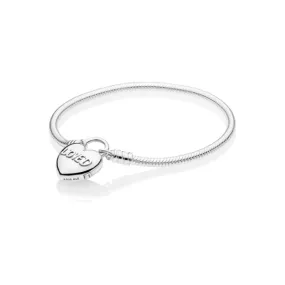 Pulsera Moments en plata de ley Corazón Amado