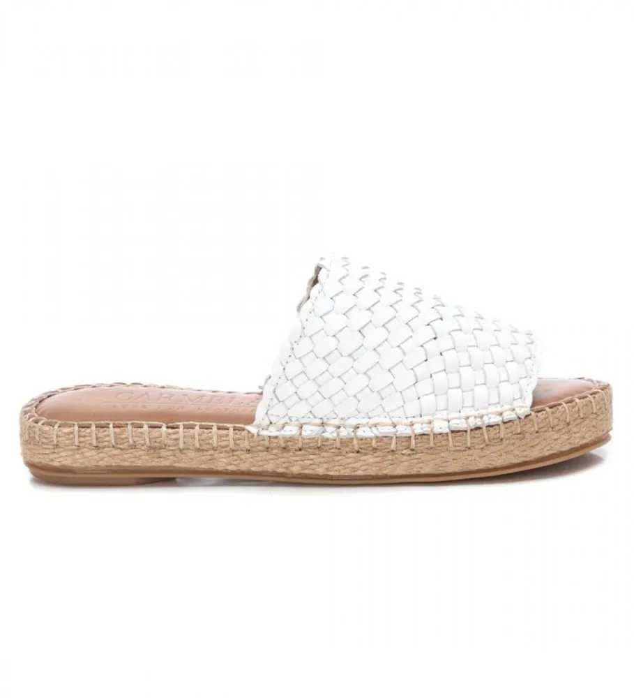 Sandalias de Piel 160487 blanco