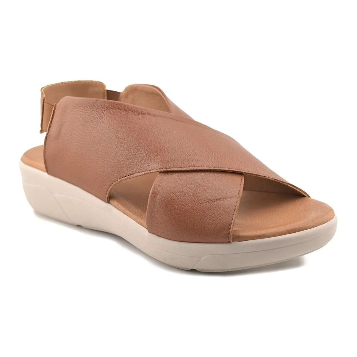 Sandalias marrones de piel by