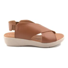 Sandalias marrones de piel by