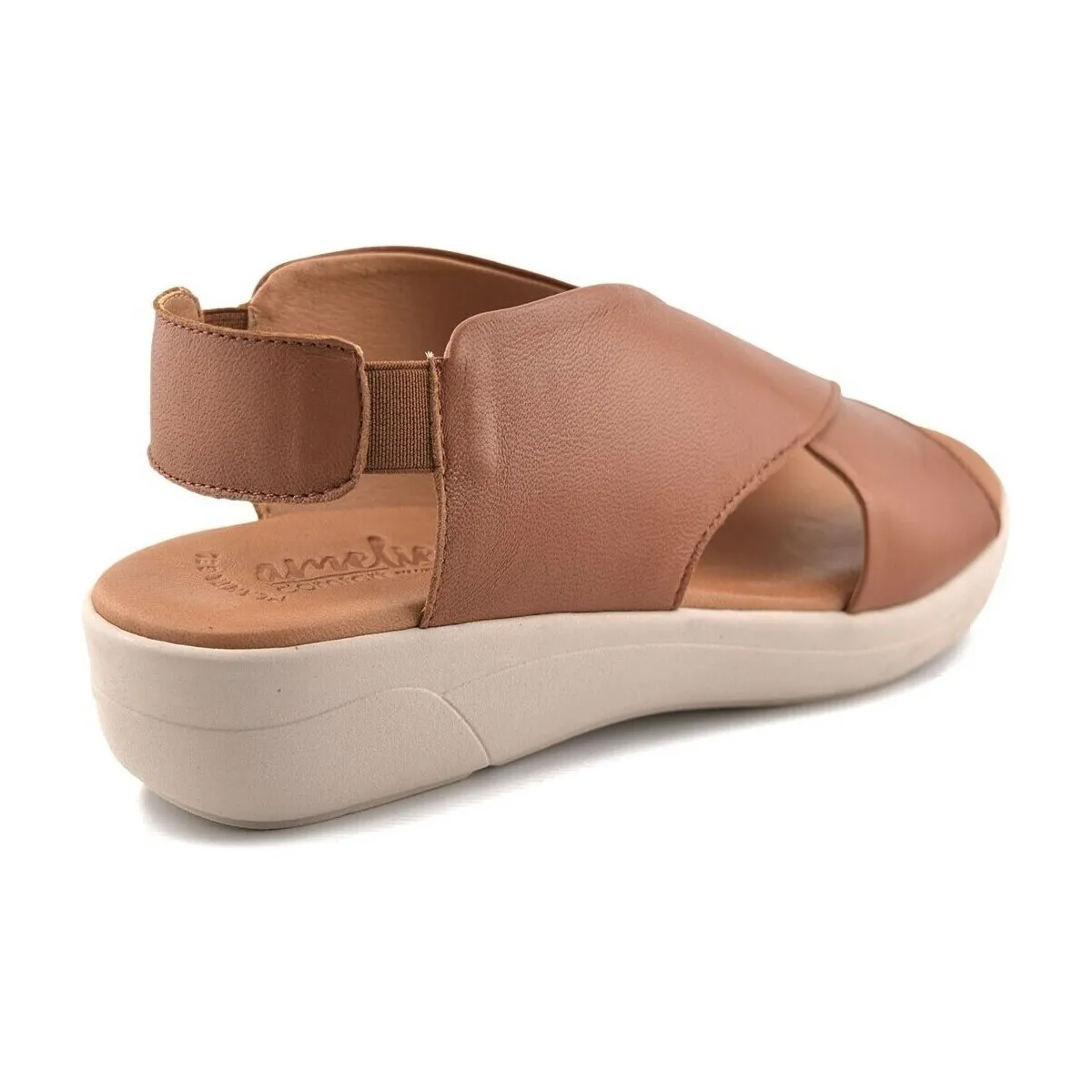 Sandalias marrones de piel by