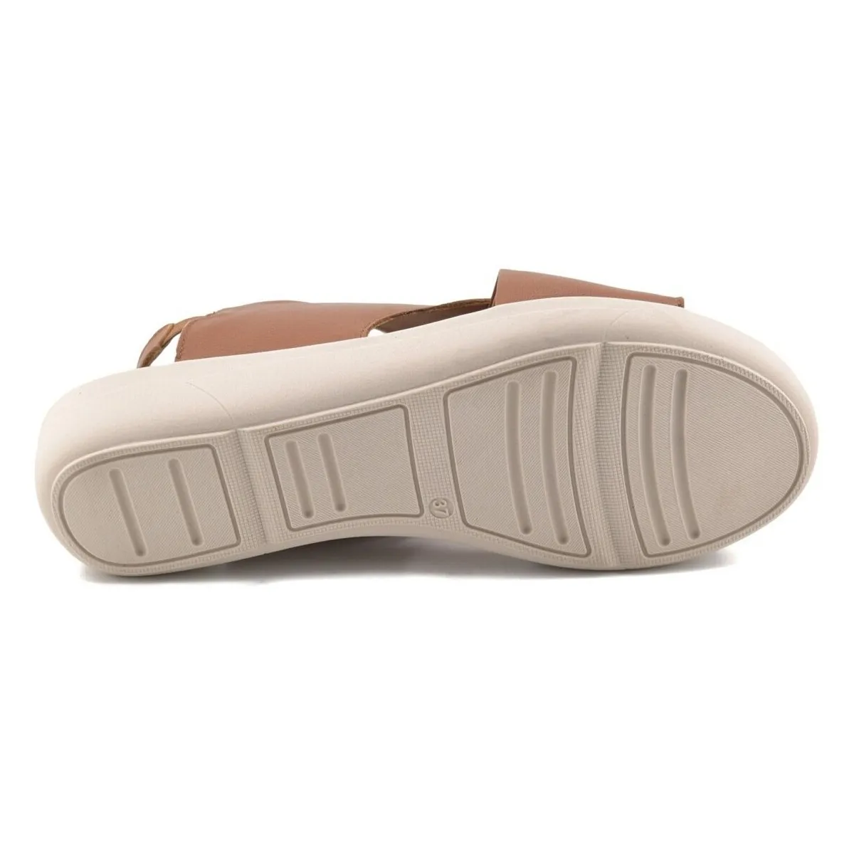 Sandalias marrones de piel by