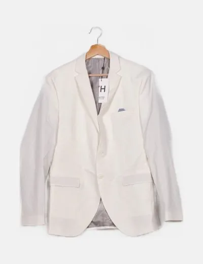 Selected Blazer blanca básica