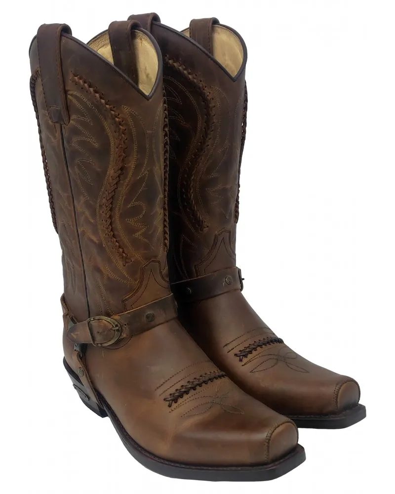 SENDRA - Botas Biker Seta Sprinter Brass Modelo 3434 58