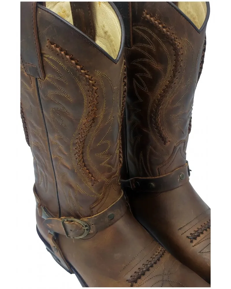 SENDRA - Botas Biker Seta Sprinter Brass Modelo 3434 58