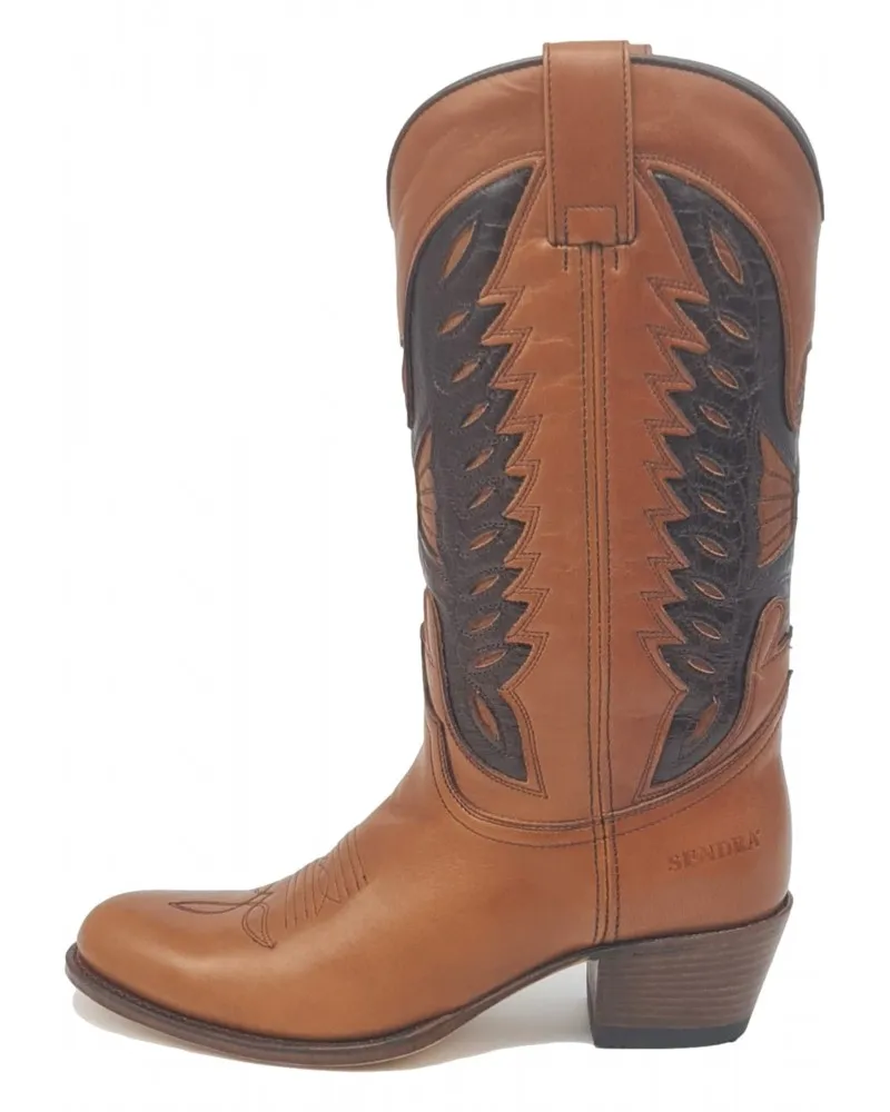 SENDRA - Botas Cowboy Debora Cera Crust 18492