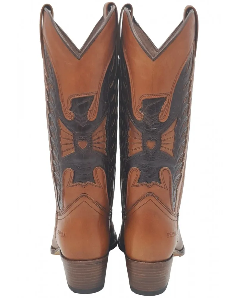 SENDRA - Botas Cowboy Debora Cera Crust 18492