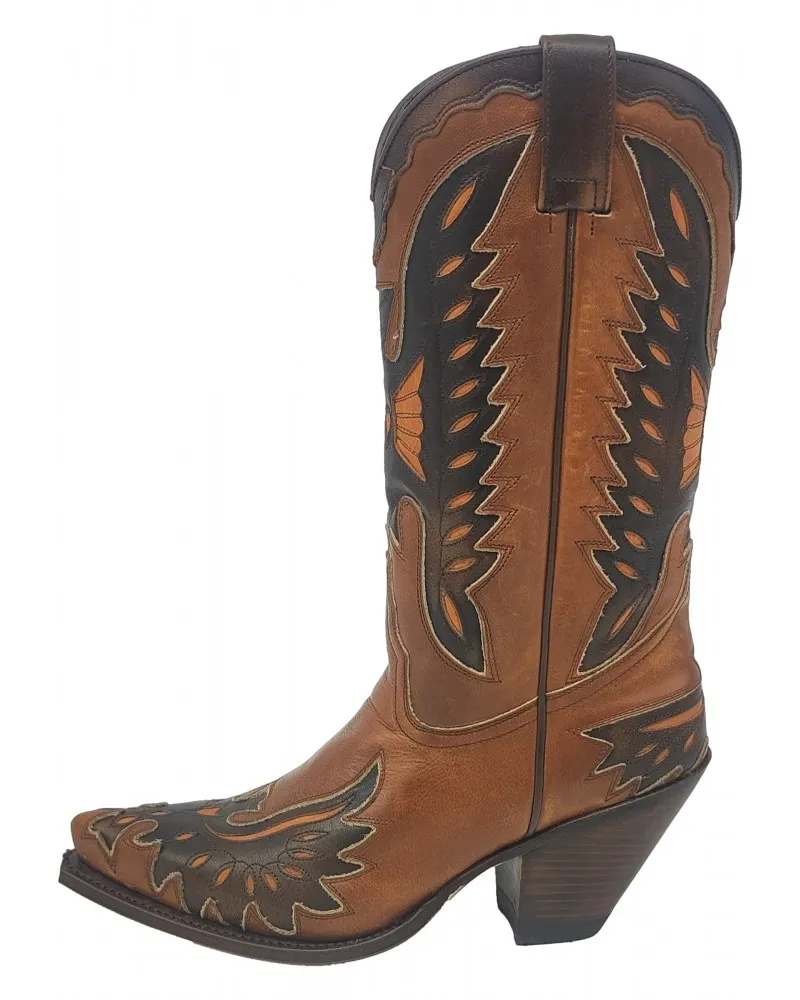 SENDRA - Botas Cowboy Gorca Combinadas Modelo 6990