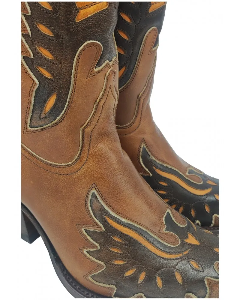 SENDRA - Botas Cowboy Gorca Combinadas Modelo 6990