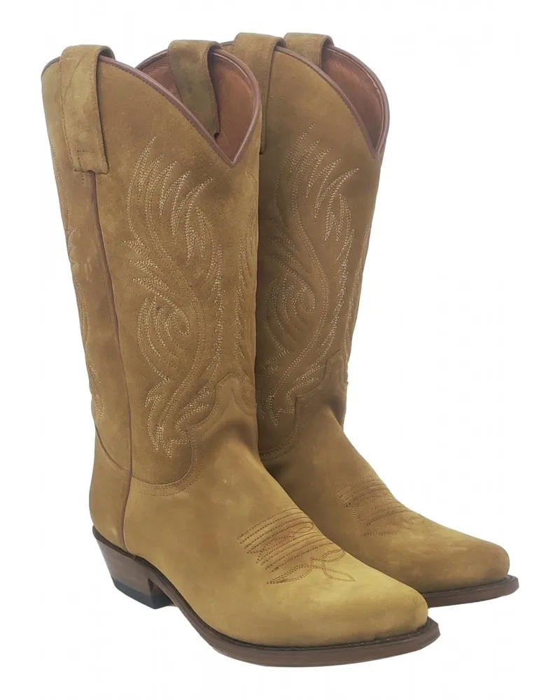 SENDRA - Botas Cowboy Unisex Modelo 2605 Red Serraje Daino