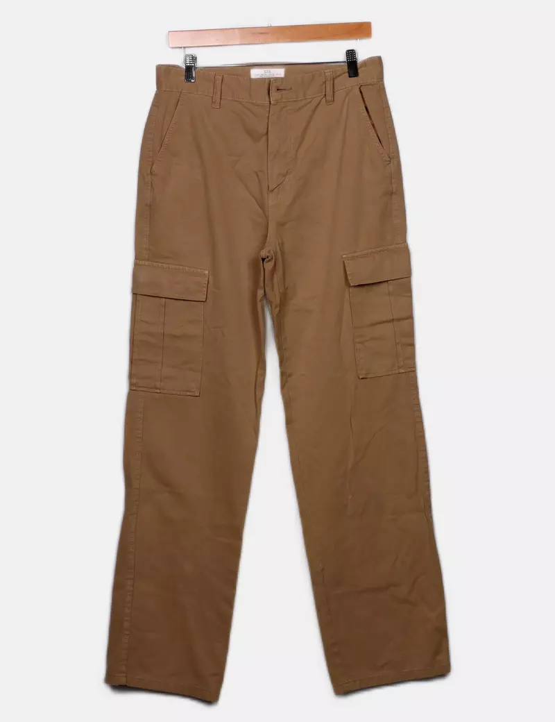 Stradivarius Pantalones cargo Rectos