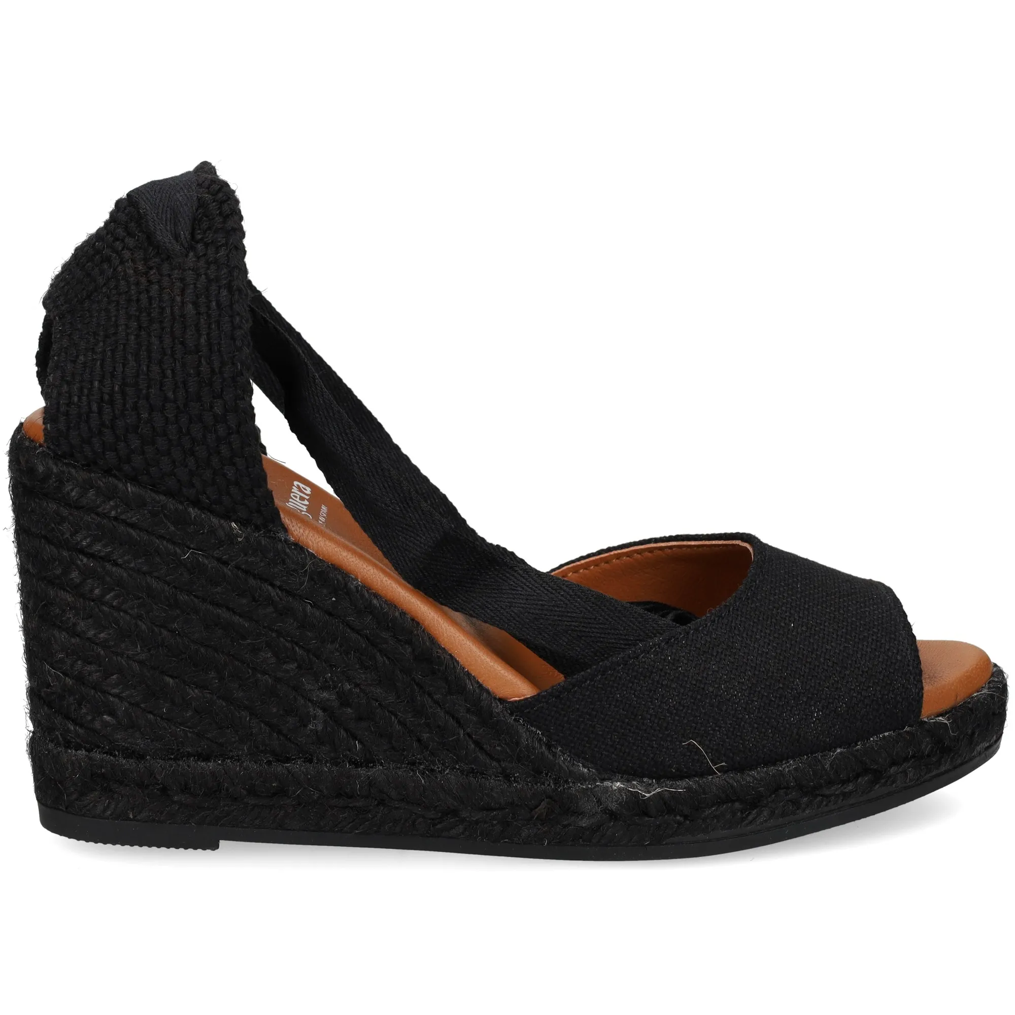 VIGUERA Sandalias cuña de Mujer NEGRO