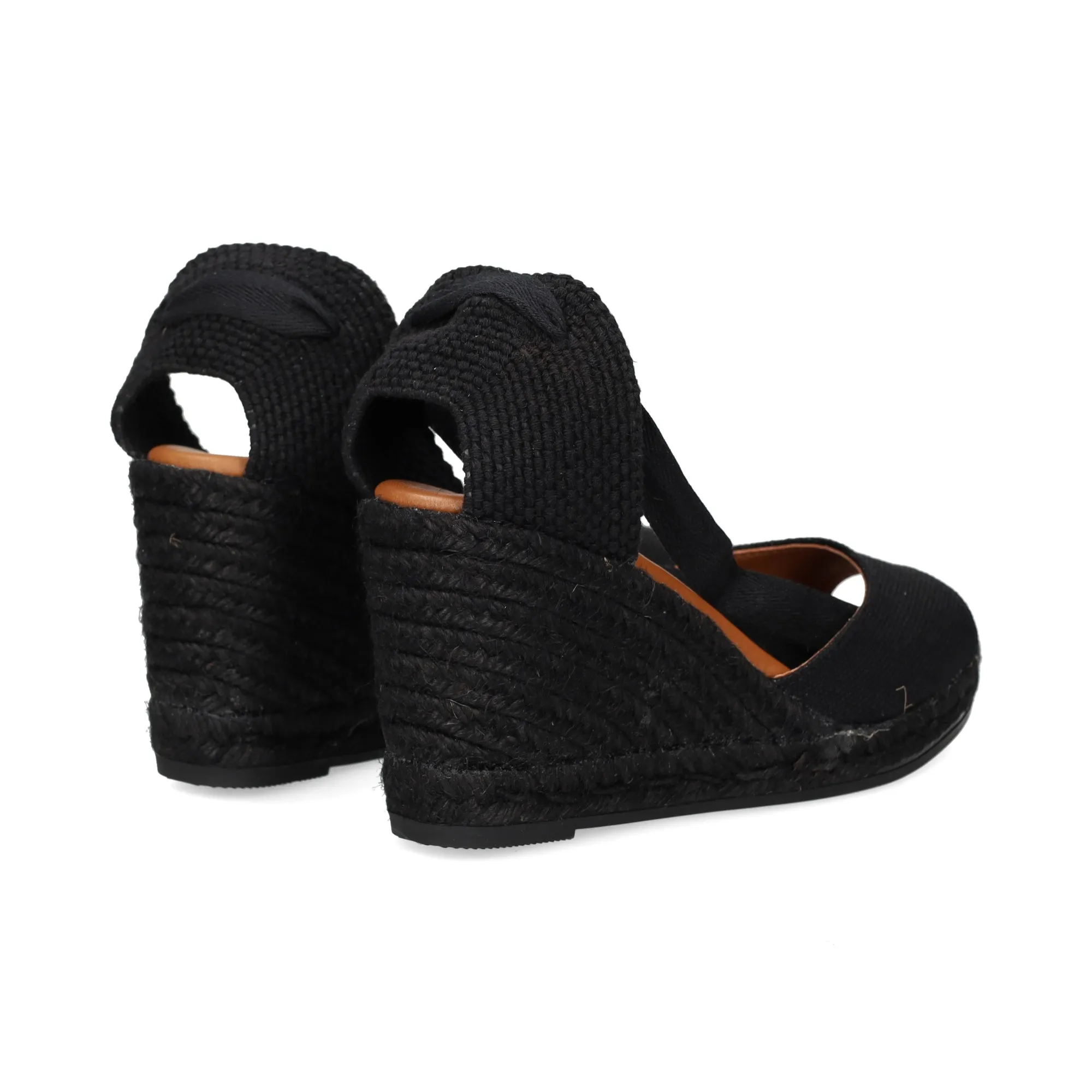 VIGUERA Sandalias cuña de Mujer NEGRO