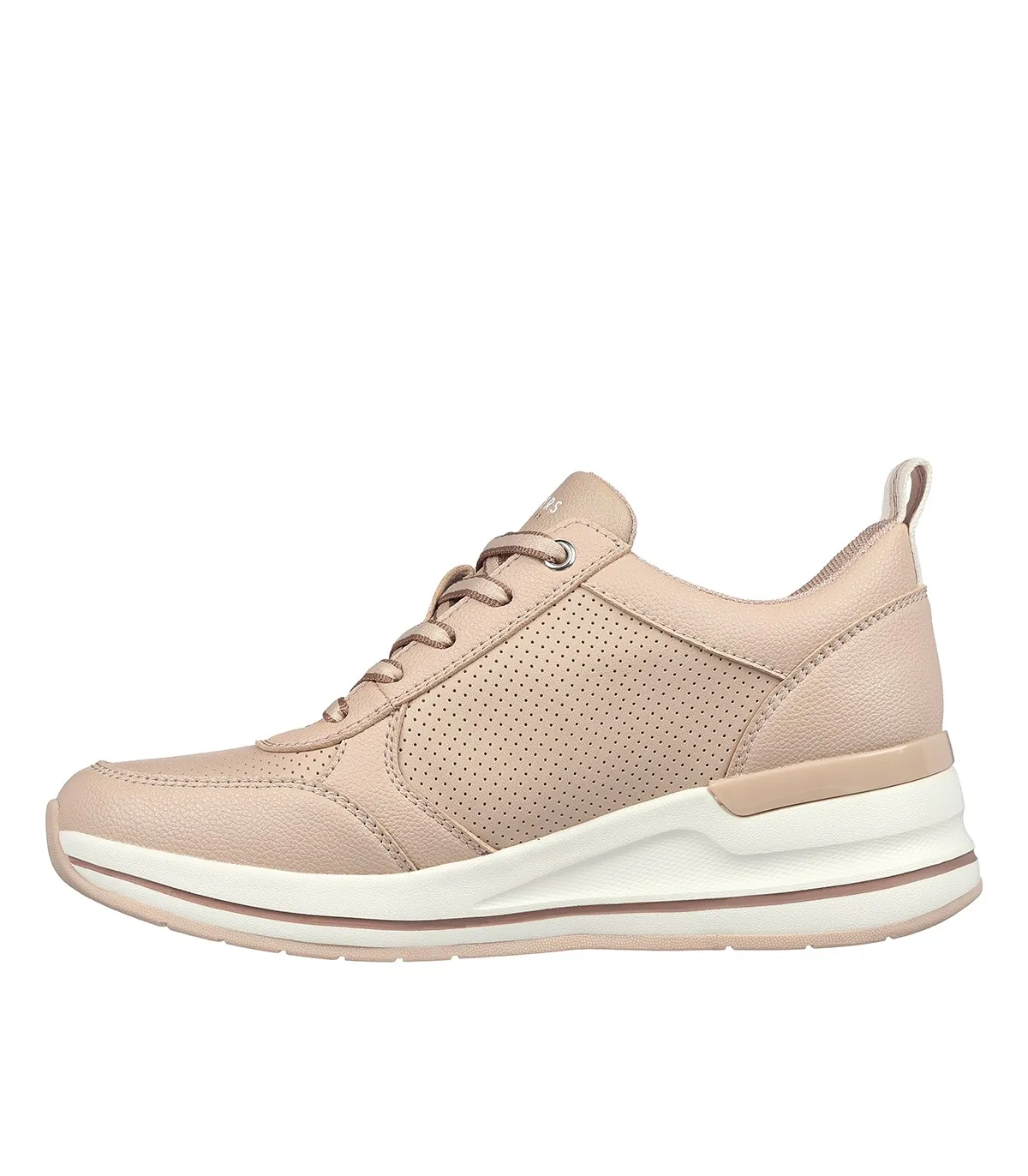 ZAPATILLAS DE CORDONES CON CUÑA SKECHERS Billion 2 - Side Lines NATURAL