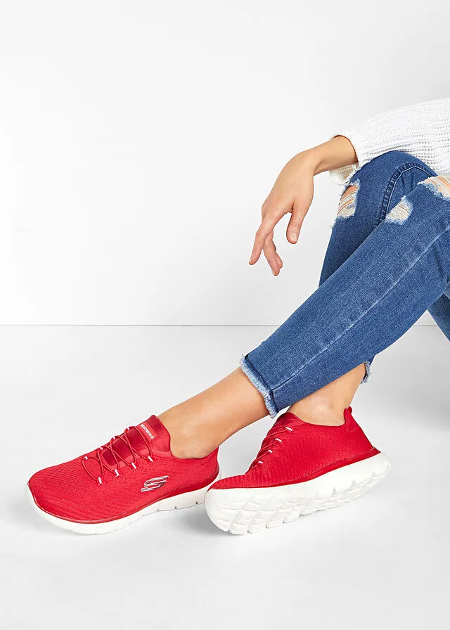 Zapatillas deportivas Skechers con espuma viscoelástica Rojo