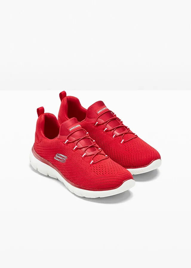 Zapatillas deportivas Skechers con espuma viscoelástica Rojo