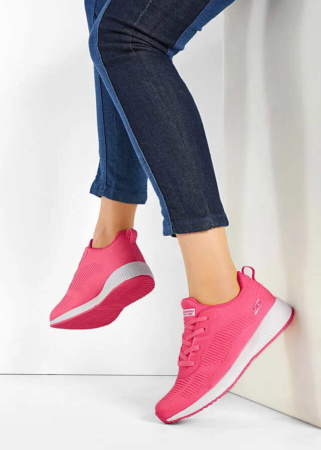 Zapatillas deportivas Skechers con espuma viscoelástica Rosa neón