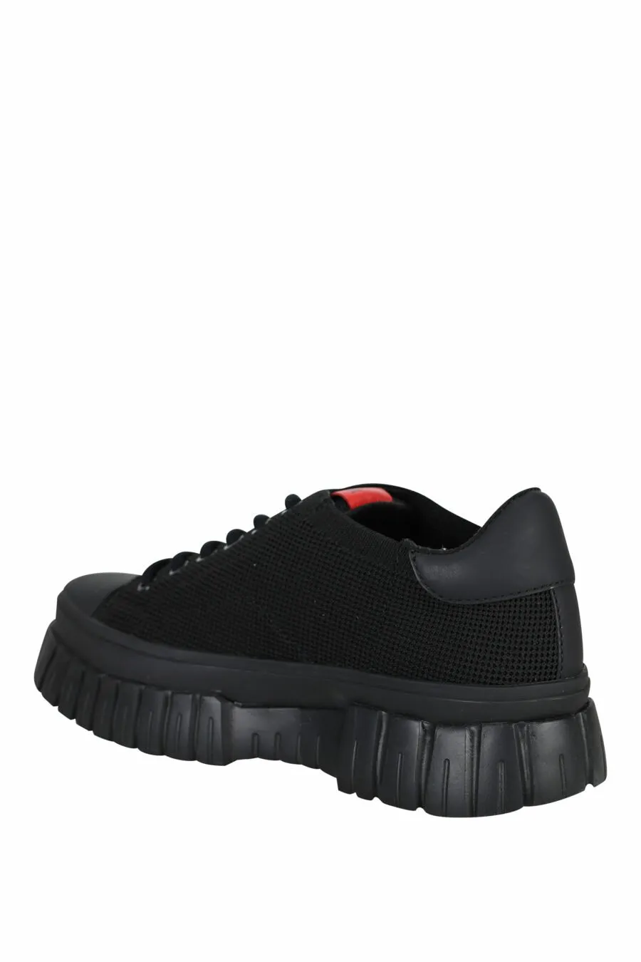 Zapatillas negras mix con logo