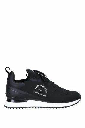 Zapatillas negras velocitor con logo rue st guillaume blanco