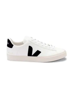 Zapatillas Veja Campo Chromefree Leather Blanco y Negro