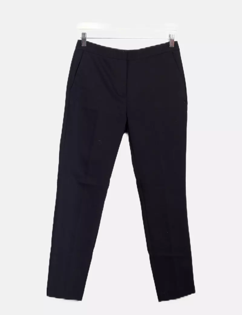 Zara Pantalón chino negro de vestir