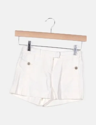 Zara Short de vestir blanco